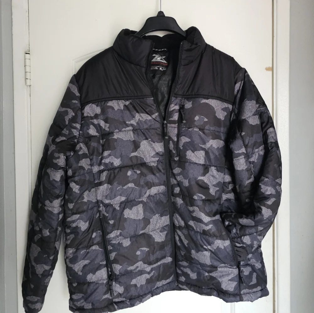 Men's ZeroXposur Sensor Quilted Puffer Jacket XL Camouflage